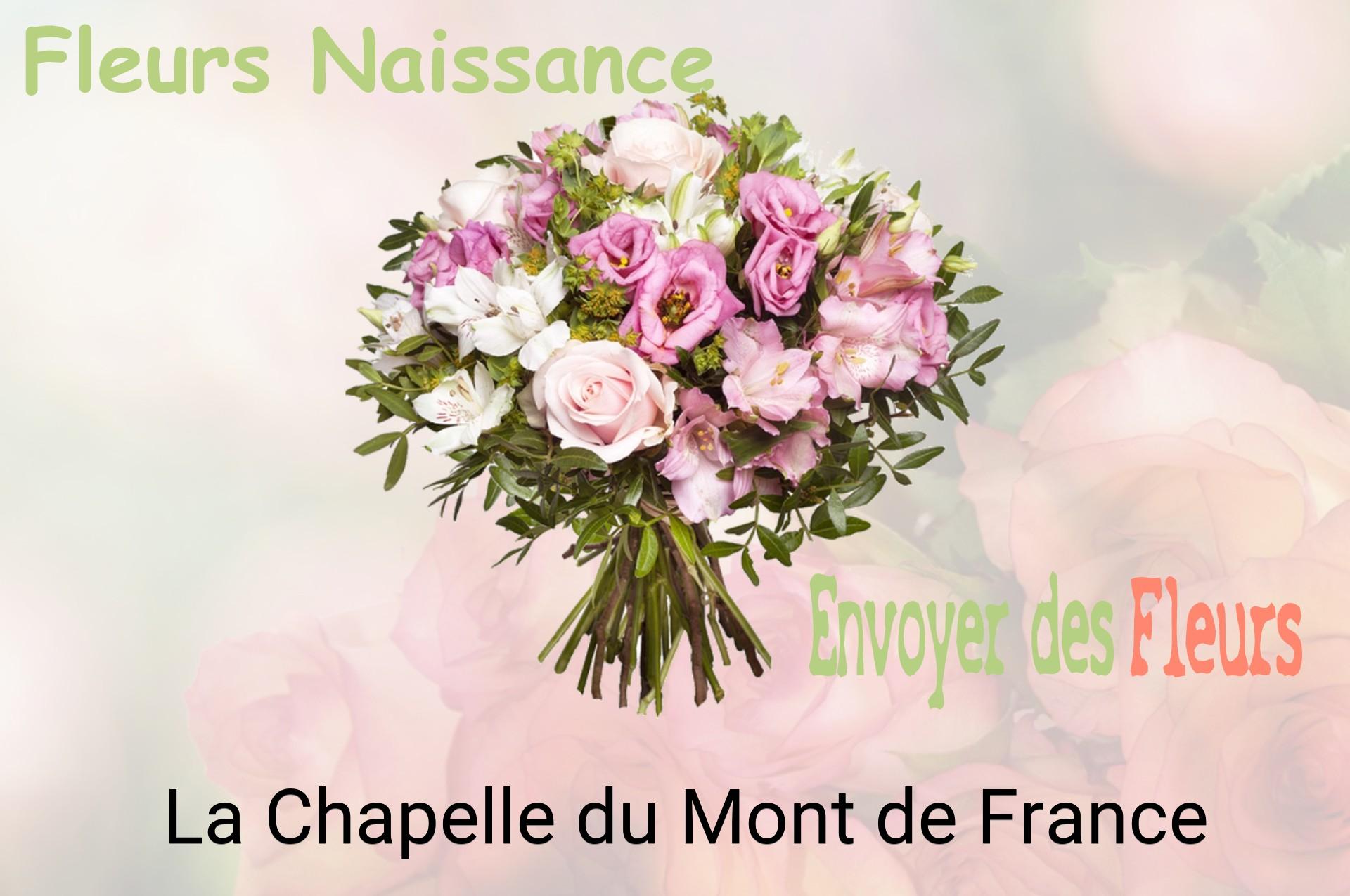 Bouquet de fleurs de naissance livré à La Chapelle-du-Mont-de-France